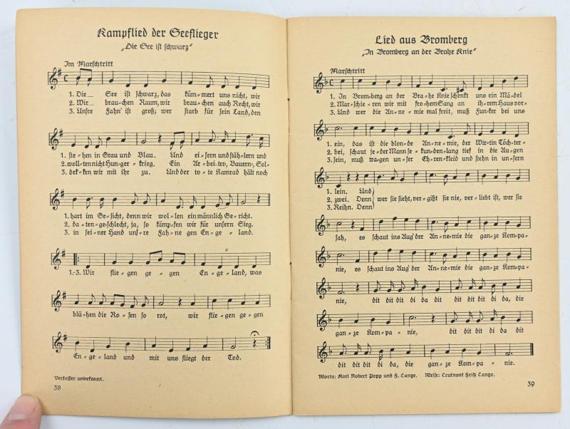 German WH Songbook 'Das Lied der Front'