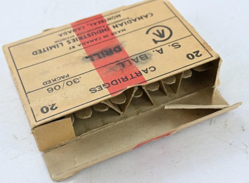 Canadian WW2 S.A. Ball Cartridge Ammo Box