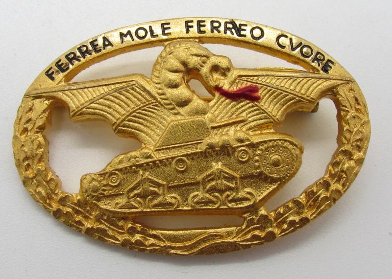 Italy, A WWII Commander’s Tank Badge