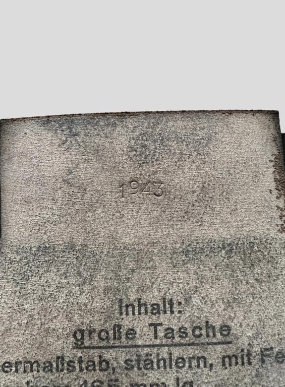 German WWII Pioneer/Engineers Leather Tool Pouch