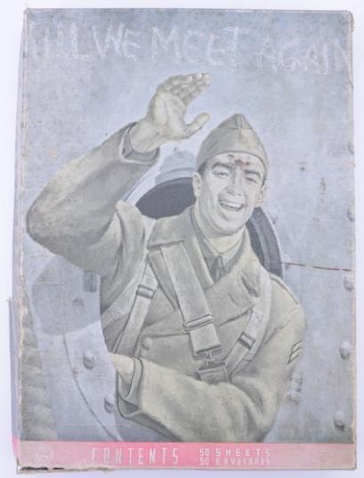 US WW2 Homefront Writing Map 'Till we meet again!'