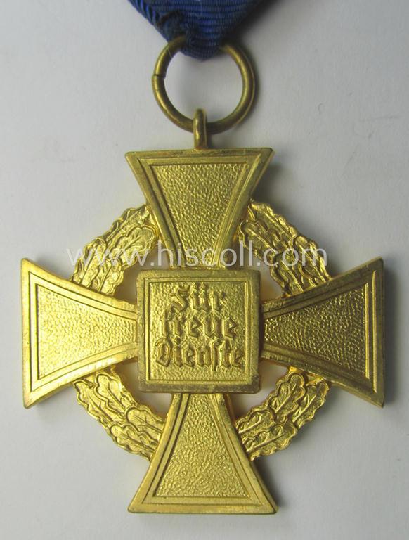 'Treuedienst Ehrenzeichen 1. Klasse' that comes stored in its maker- (ie. 'Wilh. Deumer'-) marked- and/or 'Zellstoff'-based pouch