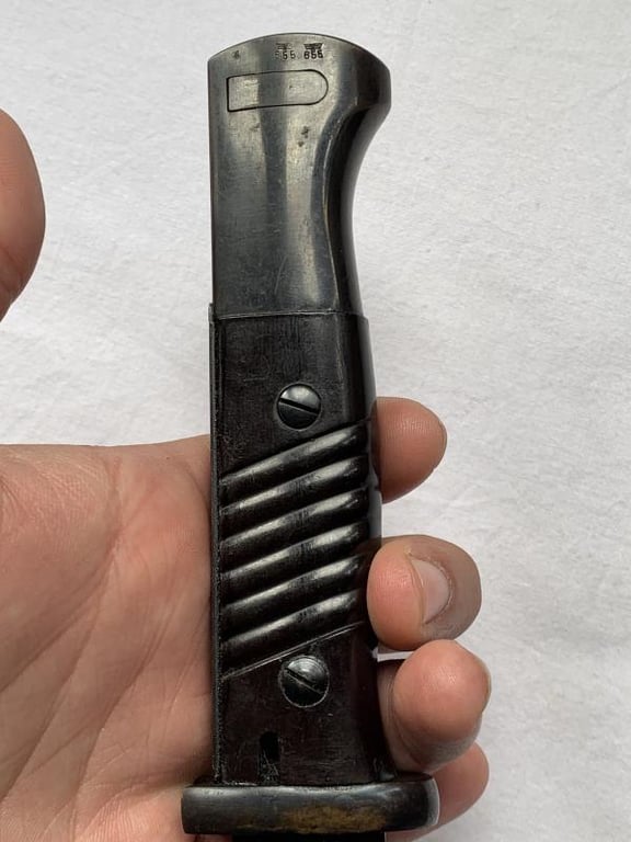 K98 Bayonet with Leather Frog 'matching numbers'