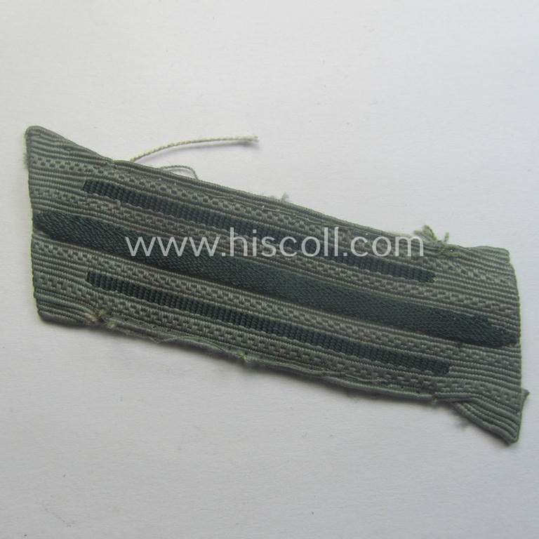 Neat - and fully matching! - pair of WH (Heeres) mid- (ie. later-) war-period- and/or: 'standard-issued'-pattern WH (Heeres) collar-tabs (or: 'Einheitskragenspiegel') being of the desirable 'generic-pattern'