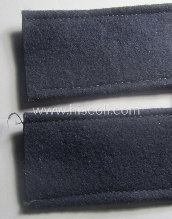 Typical 'smooth-woolen'-based, EM- (ie. NCO-) pattern WH (Luftwaffe) cuff-title (ie. 'Ärmelstreifen') entitled: 'Hermann Göring' that comes in that comes in a presumably issued- albeit (I deem) never worn, condition
