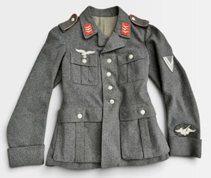 Luftwaffe Flakartillerie Obergefreiter 4-Taschenrock – L.B.A. (S) 39