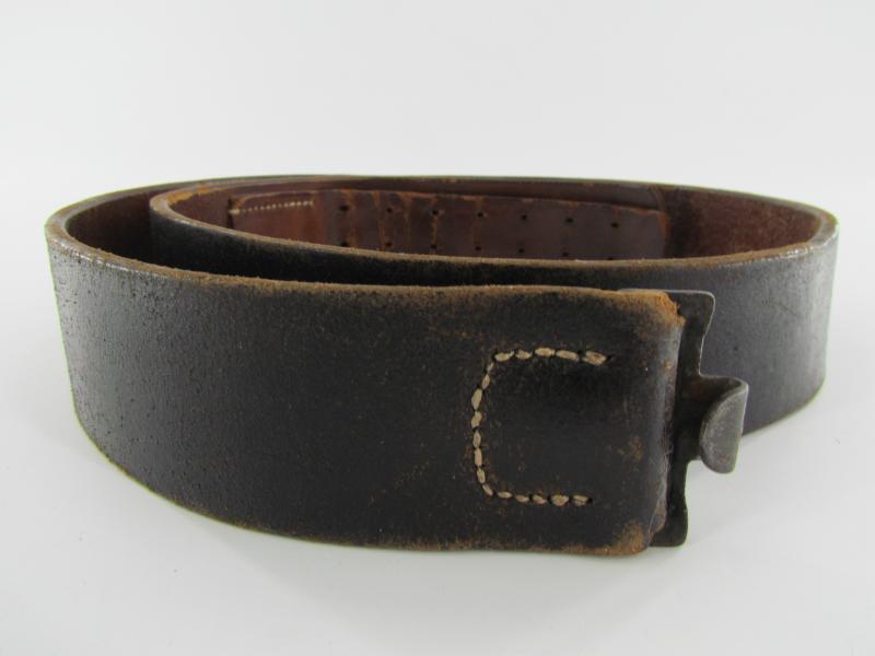 German Leather Equipment Belt