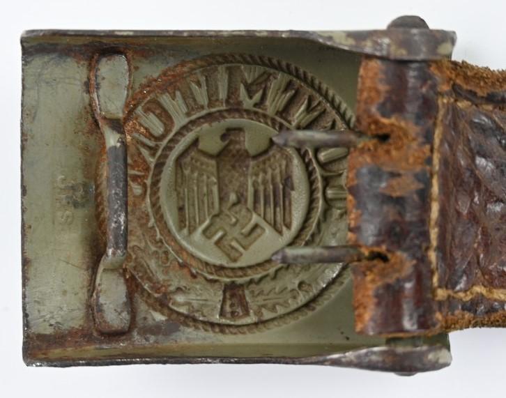German WH Beltbuckle with Tab 'JFS' 1941