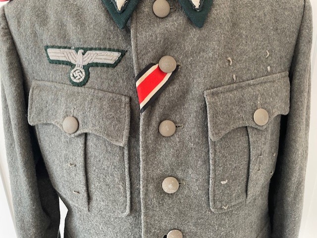 GERMAN WWII HIGHLY DECORATED PANZER OFFICERS (MAJOR) COMBAT TUNIC