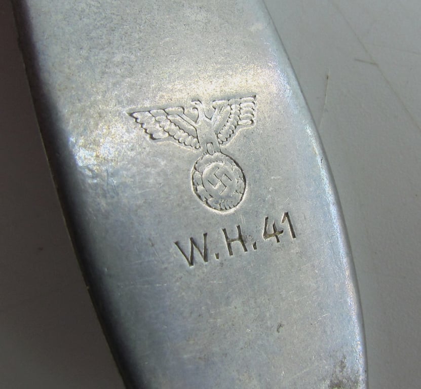 Wehrmacht Aluminum Mess Hall Fork 'WH41'