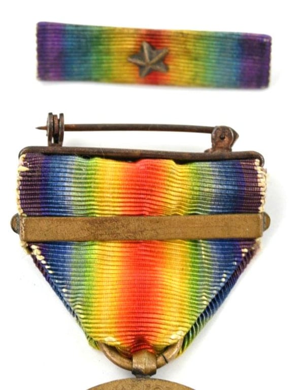US WW1 Victory Medal with Clasp
