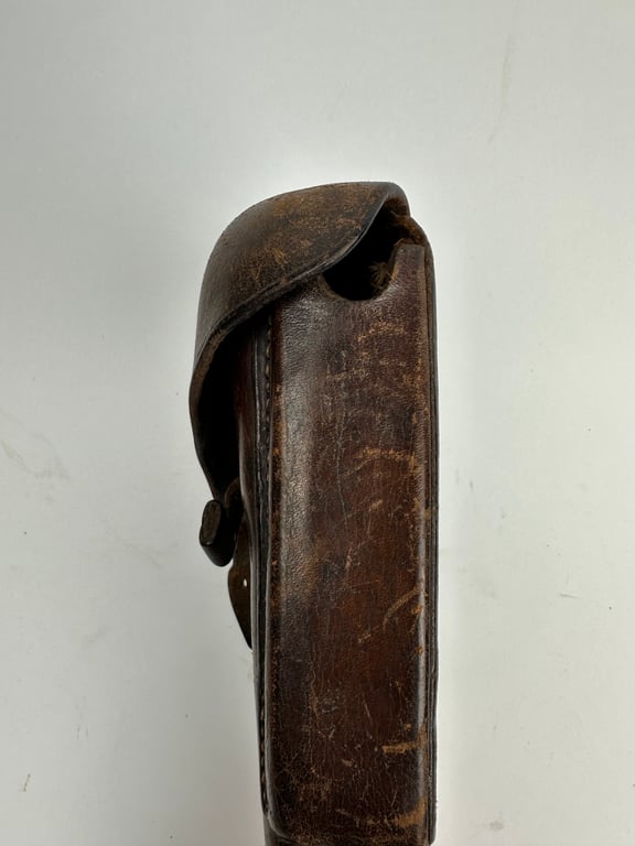 Nice brown early p08 holster Maker R.Ehrhardt Poessneck 1937