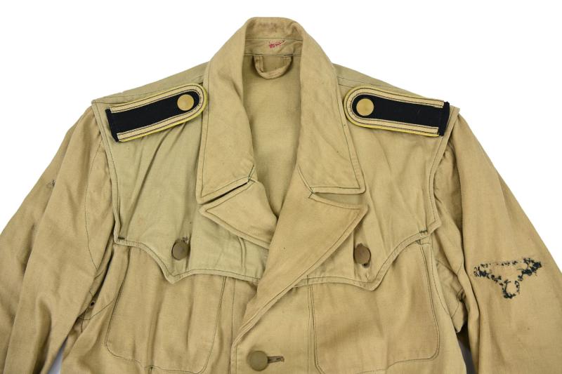 German Waffen-SS Tropical Sahariana Field Blouse