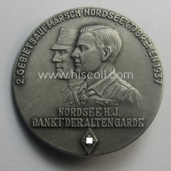 Commemorative, 'HJ'-related 'tinnie' being a maker- (ie. 'W....