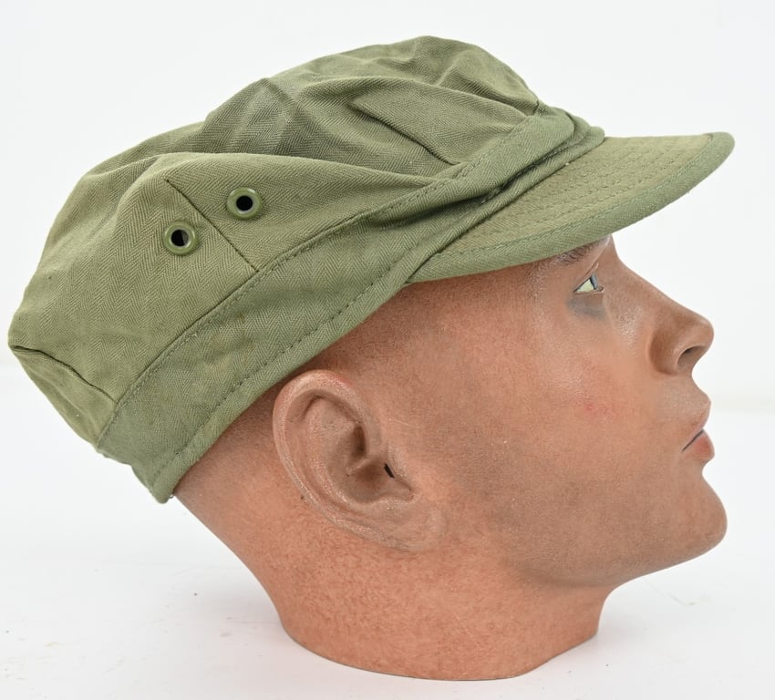 US WW2 Army HBT Short Bill Cap 1943