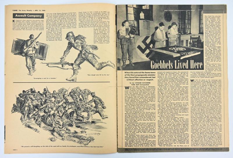 US WW2 Yank Magazine 13 April 1945
