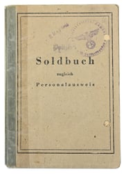 German Polizei Wehrpass 1945