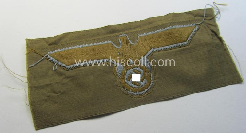 Attractive, WH (Heeres) 'tropical-issue' (ie. DAK or: 'Deutsches Afrika Korps'-related-) breasteagle, as executed in neat so-called: 'BeVo'-weave style that comes in a 'virtually mint- ie. unissued', condition