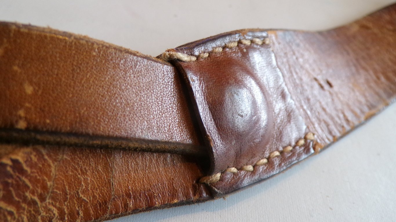 Wehrmacht Leather Combat Y-Straps with RbNr