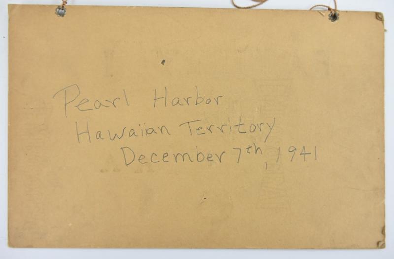 US WW2 502nd Coast Artillery (AA) Barracks Sign Pearl Harbor