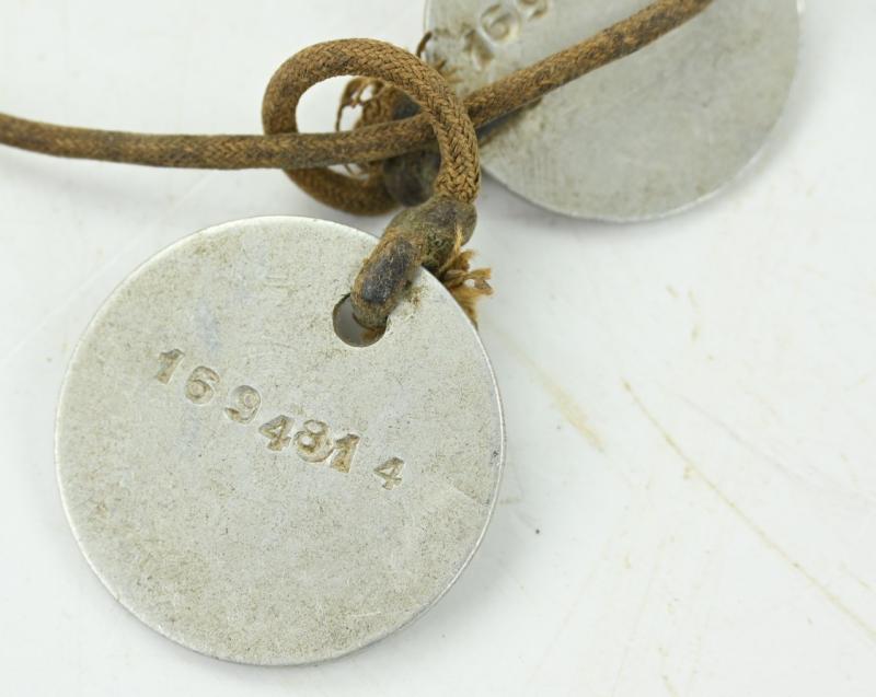 US WW1 Dog-tag Set 'Charles O. Gendron'