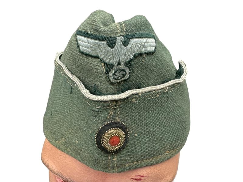 Wehrmacht ( Heer ) officer M34 overseas cap