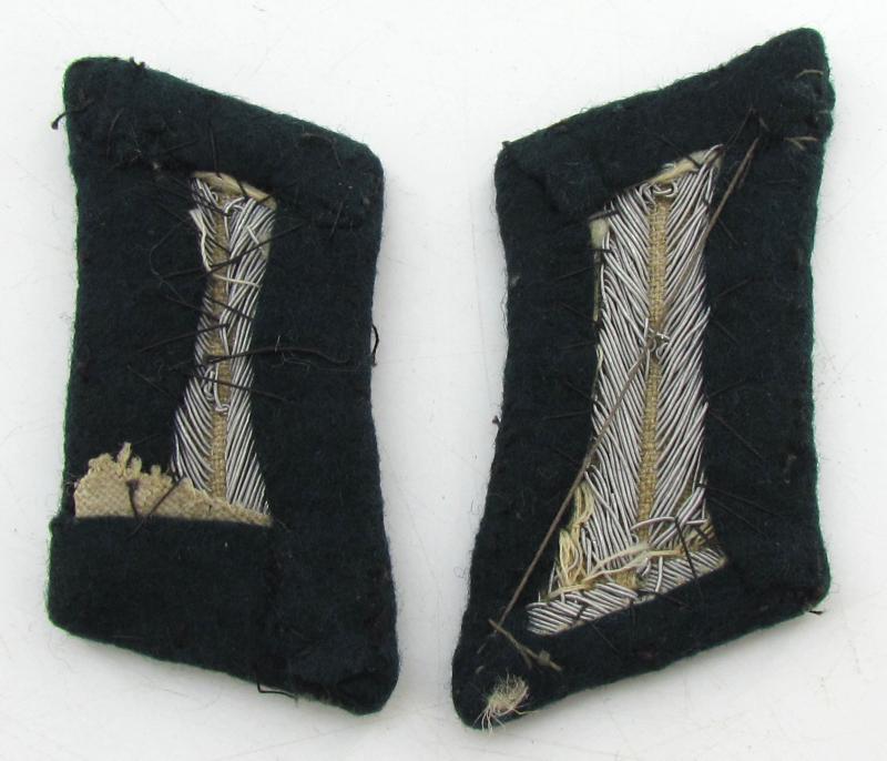 Wehrmacht Officer Collar Tabs – Military Administration/Justice