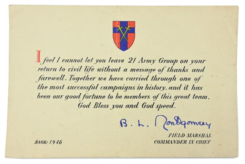 British WW2 21st Army Group Named Grouping