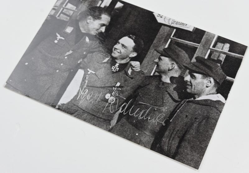 Signature of Wehrmacht Heer KC Recipient 'Josef Brandner'