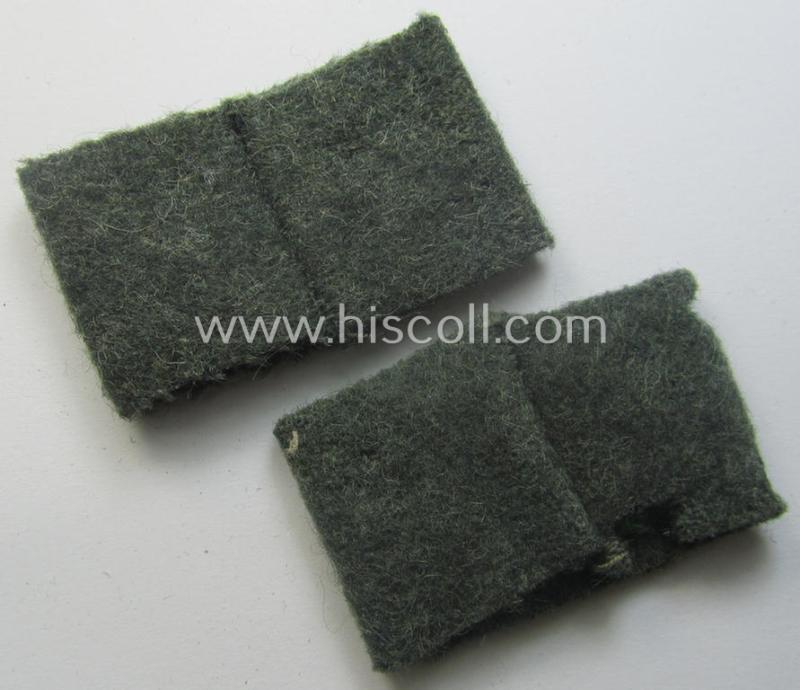 Pair of WH (Heeres) 'Grenadiere'-related, so-called: regimental shoulderstrap-'slip-ons' (ie. 'Schulterstück-Überschuben') as was intended for usage by a: 'Soldat des Grenadier-Rgts. 115'