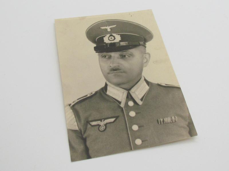 Portrait Photo of a Wehrmacht Soldier
