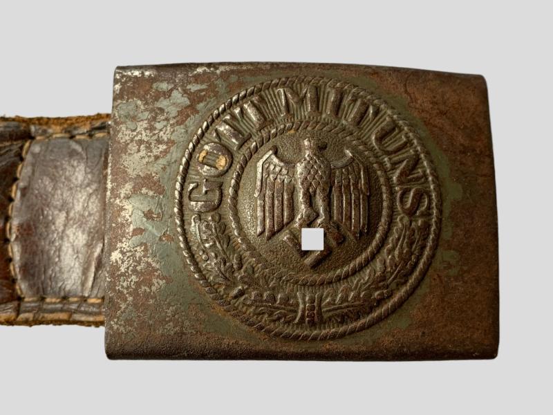 WH (Heer) Steel Belt Buckle -1941-