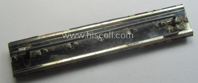 6-pieced, WWI- (ie. WWII and/or TR-) period ribbon-bar (ie. 'Feld- o. Bandspange') showing various WWII-period awards (amongst which a Czech 'Anschluss'-medal with attached, tiny but very detailed 'PB'-bar)