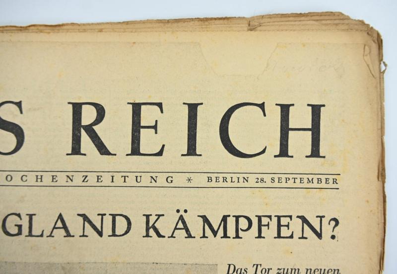 German Newspaper “Das Reich” September 1941