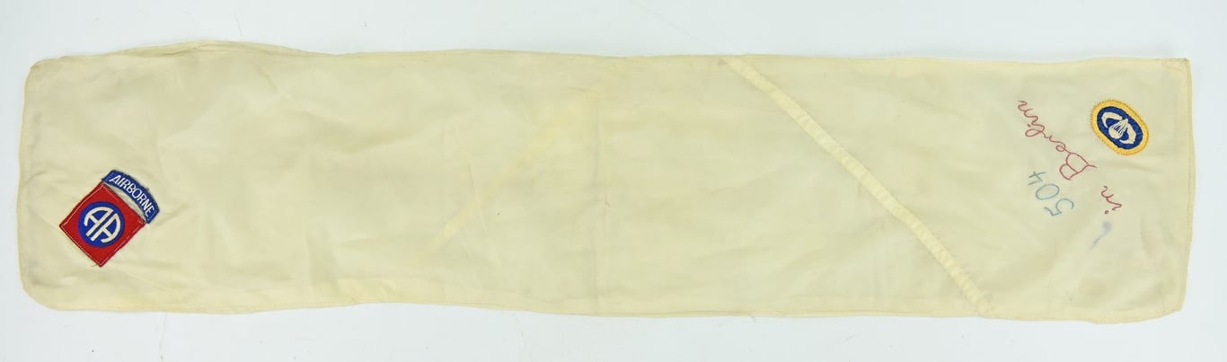 US WW2 82nd Airborne 504th PIR Patched Scarf