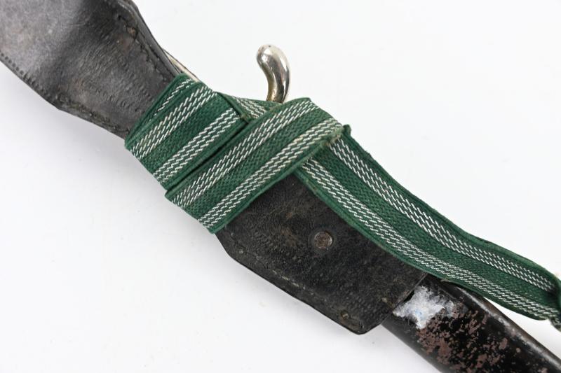 German K98 Parade Dress Bayonet with Frog and Portopee