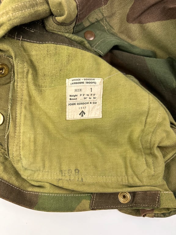 British WW2 2nd model Airborne Denison Smock 'John Gorden&Co"1945 size 1