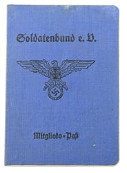 German Soldatenbund Memberpass