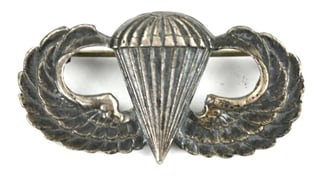 US WW2 Sterling Silver Jumpwing