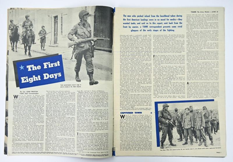British Edition of the Yank Magazine June 25th, 1944