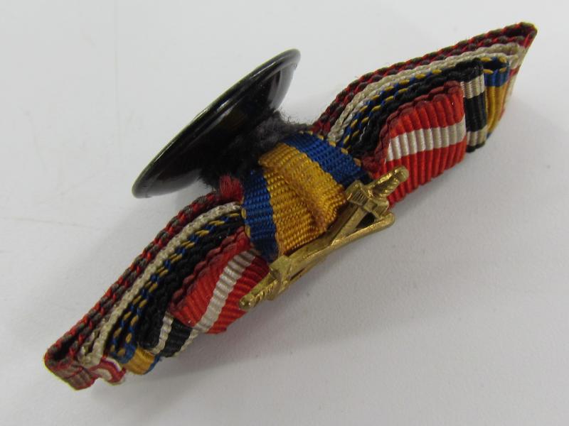 German 5 Piece Ribbon Bar , Button Variant