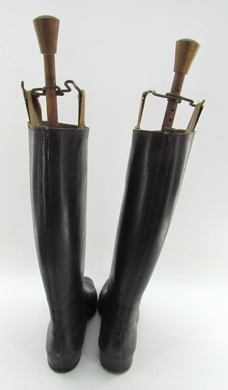 German Officers Boots  with Shoe Lasts