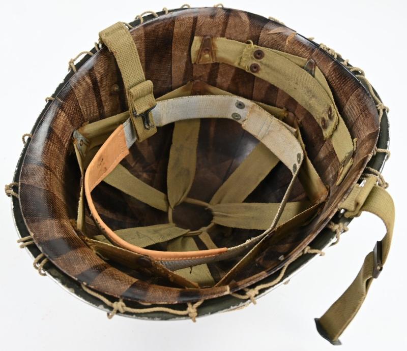 US WW2 Fixed Bale Combat Helmet 'Captain'
