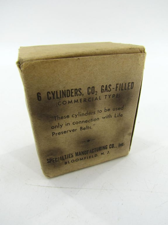 US WWII Box with CO2 Cylinders