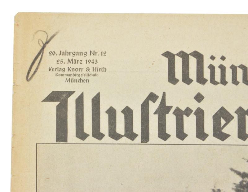 German Newspaper "Münchner Illustrierte Presse" 25 March 1943