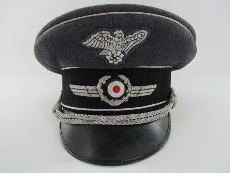 RLB/Luftschutz Air Protection League Officers Visor Cap...Rare