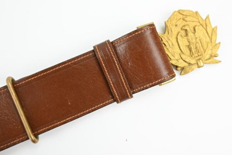 Italian WW2 Fascist Officer's Belt & Buckle
