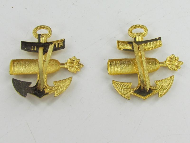 Reichsmarine Artillery Shoulder Straps Cypher