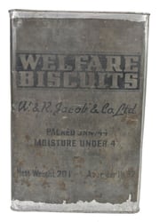 British WW2 FULL Ration Box of Biscuits