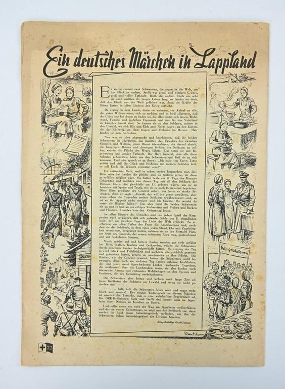 German 'Das Deutsche Rotes Kreuz' Magazine 1943